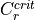 C_r^{crit}