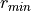 r_{min}