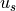 u_s