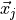 \vec{x}_j