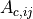 A_{c,ij}