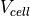 V_{cell}
