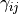 \gamma_{ij}