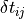 \delta t_{ij}