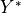 Y^*