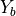 Y_b