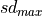 sd_{max}