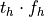 t_h \cdot f_h