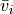 \bar{v}_i