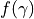f(\gamma)