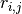 r_{i,j}