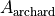 A_{\text{archard}}