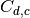 C_{d,c}