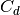 C_d