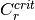 C_r^{crit}