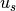 u_s