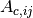 A_{c,ij}