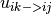 u_{ik->ij}
