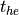 t_{he}