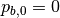 p_{b,0} = 0
