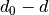 d_0 - d
