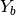 Y_b