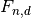 F_{n,d}