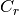 C_r