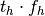 t_h \cdot f_h