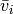\bar{v}_i