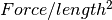Force/length^2