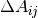 \Delta A_{ij}