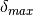 \delta_{max}