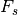 F_s